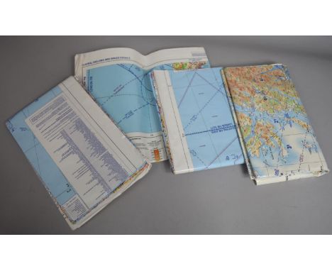 A Collection of Four Civil Aviation Authority Aeronautical Charts, Scale 1:500000, Produced by Ordnance Survey 