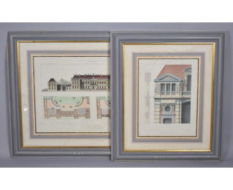 Two Framed Architectural Prints 