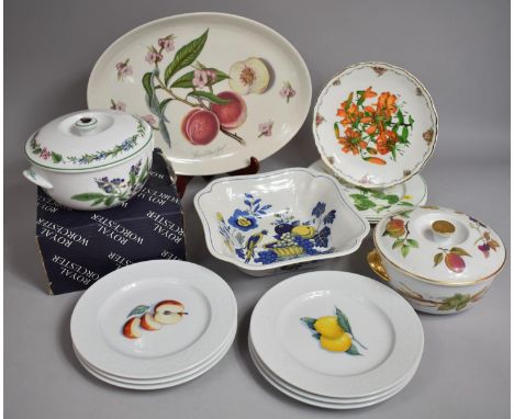 A Collection of Various Items to comprise Royal Worcester Oven To Table Lidded Tureen, Evesham Tureen, Spode Bowl, Royal Worc