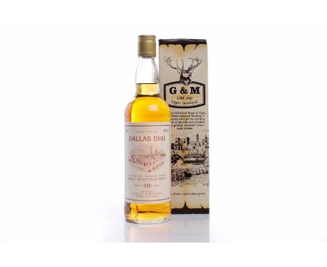 DALLAS DHU 10 YEAR OLDHighland Single Malt Scotch Whisky. Bottled by Gordon & MacPhail. 70cl, 40% volume. In carton. CONDITIO