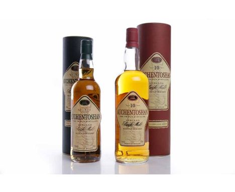 AUCHENTOSHAN AGED 10 YEARSLowland Single Malt Scotch Whisky. 1L, 43% volume, in tube. AUCHENTOSHAN SELECTLowland Single Malt 