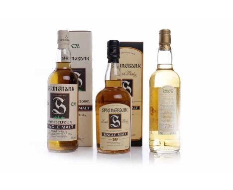 SPRINGBANK 1989 MURRAY McDAVIDCampbeltown Single Malt Scotch Whisky. Distilled December 1989, matured in bourbon cask MM 1828