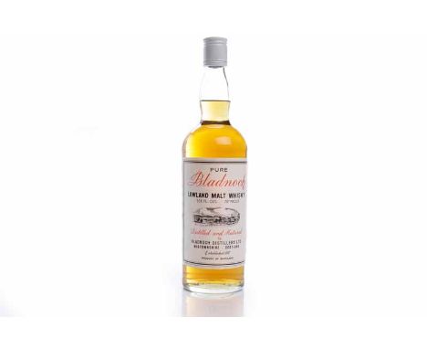 BLADNOCH PURE MALTPure Single Lowland Malt Scotch Whisky. Bottling from the 1970s. 26 2/3 fl.oz. 70° proof. CONDITION REPORT:
