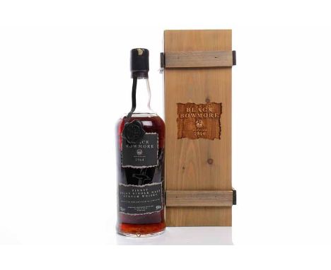 BLACK BOWMORE 1964 1st EDITIONIslay Single Malt Scotch Whisky. Distilled in 1964, matured in Oloroso casks for 29 years and b