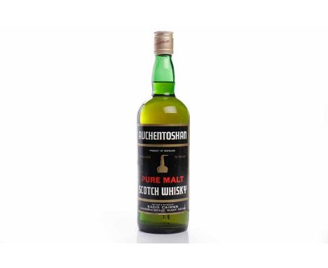 AUCHENTOSHAN - EADIE CAIRNSSingle Malt Scotch Whisky. Distilled and bottled by Eadie Cairns, Auchentoshan Distillery, Dalmuir