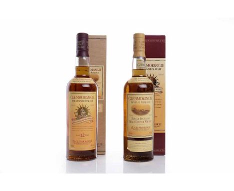 GLENMORANGIE MILLENNIUM MALT AGED 12 YEARSHighland Single Malt Scotch Whisky. Limited edition. Matured solely in first-fill c