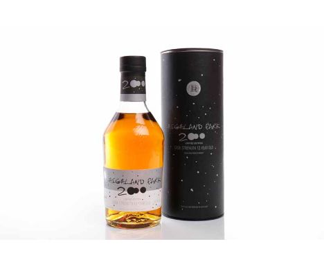 HIGHLAND PARK 2000 CASK STRENGTH 12 YEAR OLDHighland Single Malt Scotch Whisky. Limited Edition, bottle no 1044 of 2000. 700m