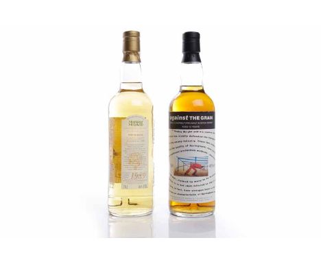 AGAINST THE GRAIN 10 YEAR OLDCampbeltown Single Malt Scotch Whisky. Produced at Springbank Distillery, bottled by J & A Mitch