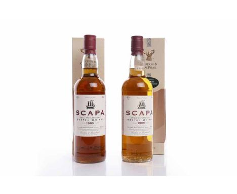 SCAPA 1983Highland Single Malt Scotch Whisky. Proprietors: Taylor & Ferguson Ltd. Bottled by Gordon & MacPhail. 70cl, 40% vol