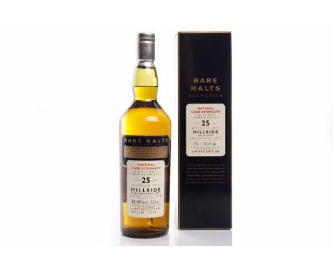 HILLSIDE 1970 RARE MALTS AGED 25 YEARSSingle Malt Scotch Whisky. Limited Edition. Bottle No. 2753. 70cl, 60.10% volume, in ca