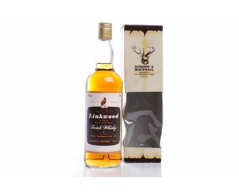 LINKWOOD 15 YEAR OLDSpeyside Single Malt Scotch Whisky. Proprietors: John McEwan & Co. Bottled by Gordon & McPhail. 75cl, 40%