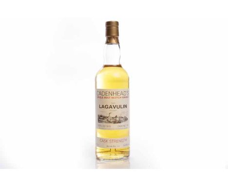 LAGAVULIN 1978 CADENHEAD'S CASK STRENGTH - CASK No. 129Single Malt Scotch Whisky. Bottled by William Cadenhead Ltd., 18 Golde