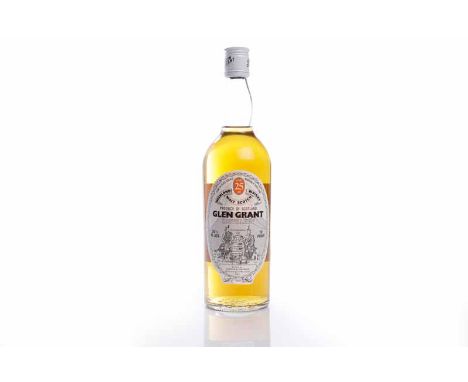 GLEN GRANT 25 YEAR OLDHighland Single Malt Scotch Whisky. White cap bottling, bottled by Gordon & MacPhail. 262/3 fl.oz. 70°P