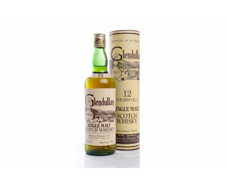 GLENDULLAN 12 YEARS OLDSingle Malt Scotch Whisky. Bottled by Macdonald Greenlees Ltd. 75cl, 43% volume, in tube.  CONDITION R