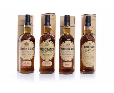 KNOCKANDO 1977Single Malt Scotch Whisky. Bottled in 1991. 70cl, 40% volume, in carton.KNOCKANDO 1979Single Malt Scotch Whisky