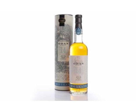 OBAN 14 YEAR OLD 200 YEAR ANNIVERSARYHighland Single Malt Scotch Whisky. Special Anniversary Edition to celebrate 200 years o