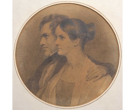 Eden Upton Eddis (1812-1901) 'Hannah Brightwen (Afterwards Hannah Shelley of Great Yarmouth) and her brother Thomas Brightwen