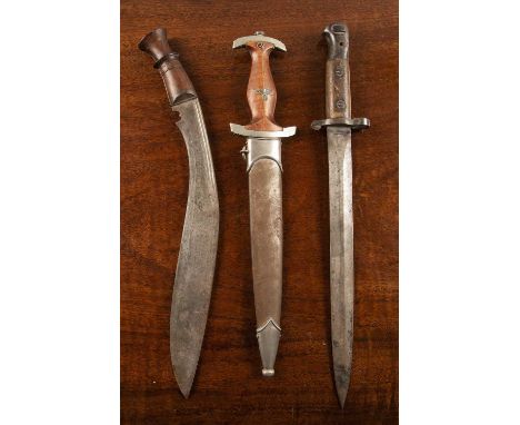 Folk Art Wood Knife Dated 1931 For Sale at 1stDibs  wooden knives for  sale, 18th century trade knife, wood dagger