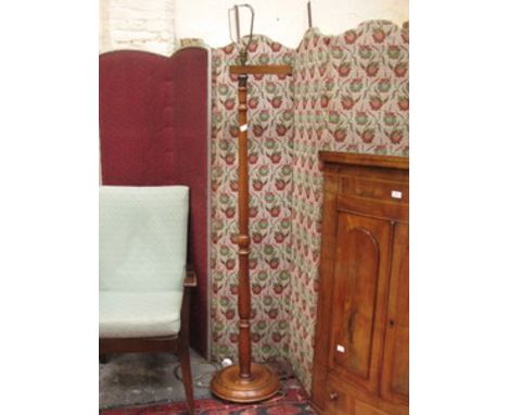 MAHOGANY STANDARD LAMP 
