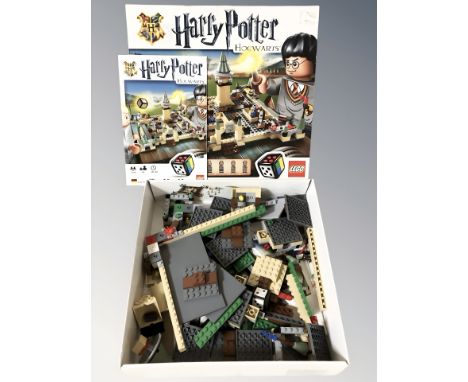 A Lego Harry Pottery Hogwarts set.