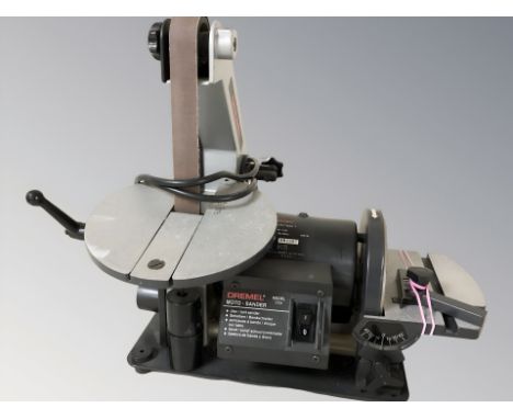 A Dremel bench top belt sander.