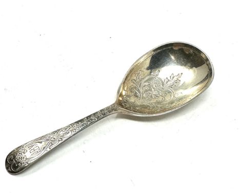 Antique silver tea caddy spoon 
