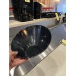 Lot de 45 bols noirs, Large