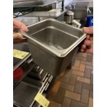 Lot de 11 DROP INS acier inox