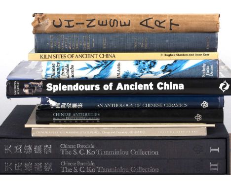 Collection of books and a report on Chinese Artto include two hardback folio-sized issues with Chinese and English text, Chin