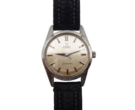Omega Seamaster automatic gentleman's stainless steel wristwatch, Ref. 14700 SC-61, Cal. 552, serial No. 19367328, on black l