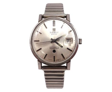 Tissot Seastar automatic gentleman's stainless steel wristwatch, with date aperture, on expanding stainless steel braceletCon