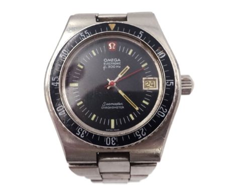 Omega Seamaster Chronograph Electronic f300HZ stainless steel wristwatch, on original stainless steel strapCondition Report:M