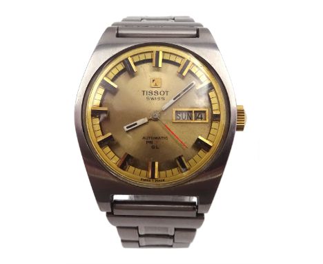 Tissot PR 516 GL automatic gentleman's stainless steel wristwatch, with day/date aperture, on stainless steel strapCondition 