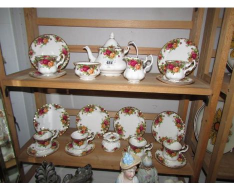 A Royal Albert Old Country Roses 22 piece tea set. ****Condition report**** These are first quality