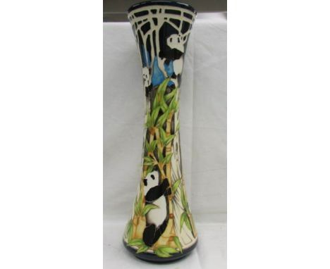 A Moorcroft limited edition Schuan Giant Panda vase, first quality, 40 cm tall.