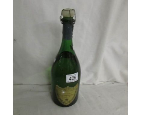 A bottle of Moet et Chandon a Epernay Champagne, Cuvee Dom Perignon, vintage 1961.