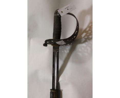 AN 1897 PATTERN OFFICERS SWORD. A Weyersberg and Kirschbaum made 1897 pattern Infantry Officers swords, complete with brown l