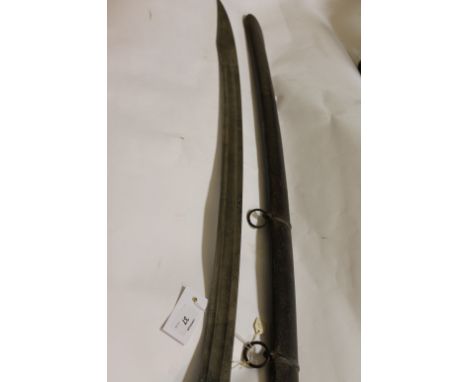 A 1796 LIGHT CAVALRY VARIANT SWORD. A 1796 Variant sword of the Light Cavalry pattern, with unusual 33.1/2" blade. The additi