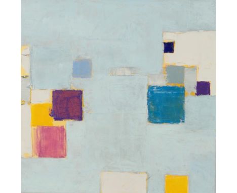 •MARTYN BREWSTER (1952-) "Pale Light", 2010, signed and titled verso, oil on canvas, 16" x 16" See illustration