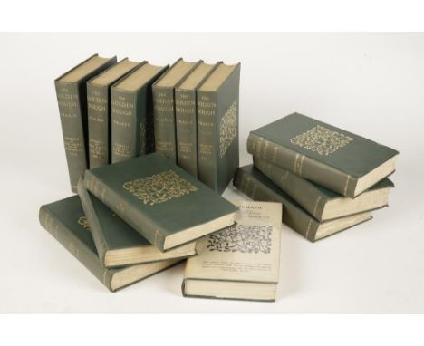 SIR JAMES GEORGE FRAZER (1854-1941) "The Golden Bough. A Study in Magic & Religion", 3rd edition, 13vols, published by Macmil