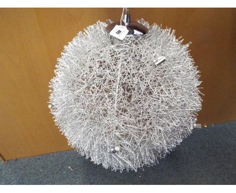 An Anchorn halogen dome ceiling light fitting, approximately 40cm (diam)