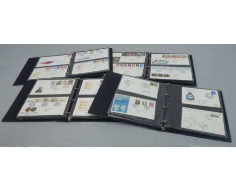 A quantity of first day covers, (four albums)