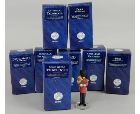 A collection of Corgi Icon Special Edition Collector's figures, each modelled in the form of a Scot's Guard Musician. (boxed,