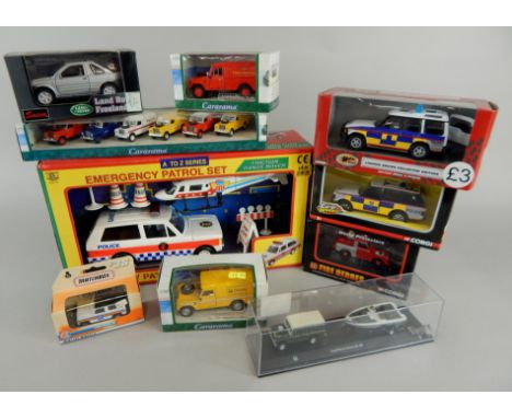 Various modern die cast vehicles etc., to include Corgi Showcase Collection Fire Heroes City of Bath vehicle, Cararama Land R