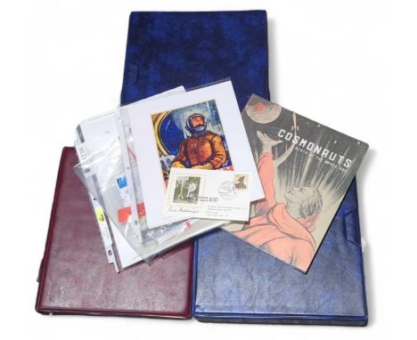 Cosmonauts - a collection of items relating to the Russian space missions, to include largely first day covers (many signed),
