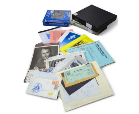 A collection of NASA and Space Race related items, to include first day covers (many signed), Apollo 15 lunar photography ind