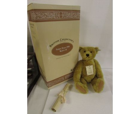Margarete Steiff British Collector's Replica 1994 Teddy Bear '1908 Blond 40', limited edition of 3000, height 42cm, with box 