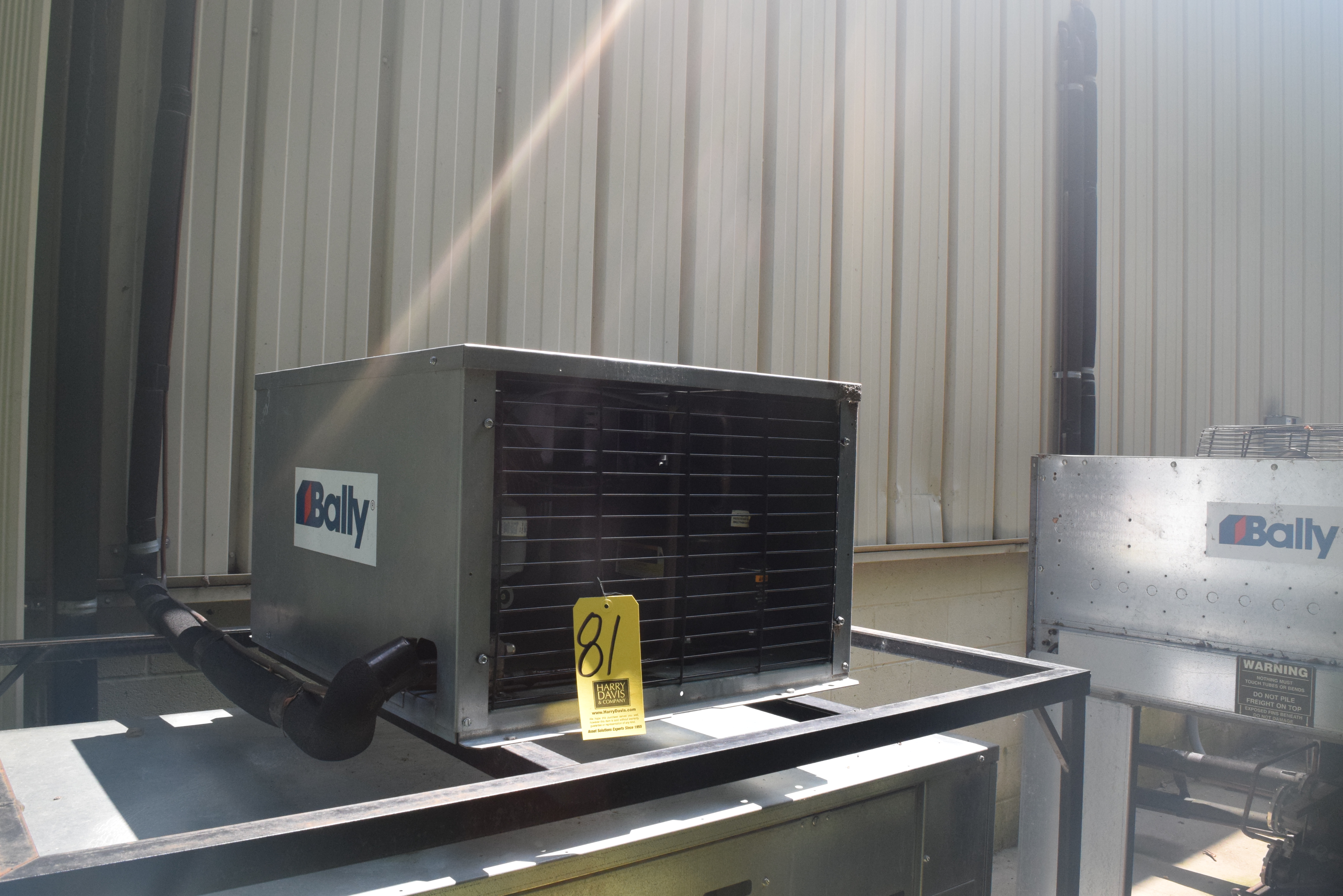 Bally Modular Freezer/Cooler. (2) Bally Condensing Units