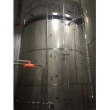 Ripley Stainless 16000 Gallon Single Wall Slant Bottom Side Discharge Bulk Storage Tank S/N 11-047