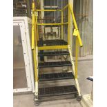 Portable 4 Step Platform 3 ft.x 3 ft. on Casters